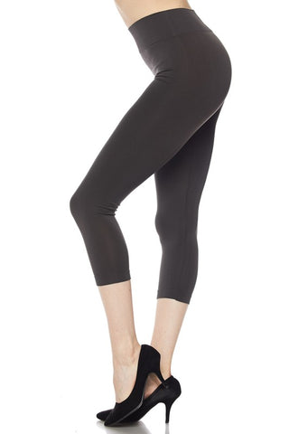 Grey Capri Legging